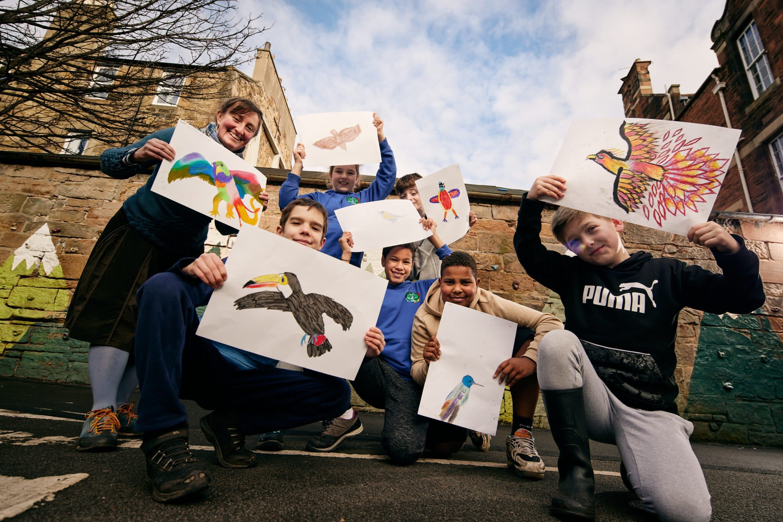 “Where Will the Flight Take Us”: Local School Children Inspire Art Installation in Edinburgh