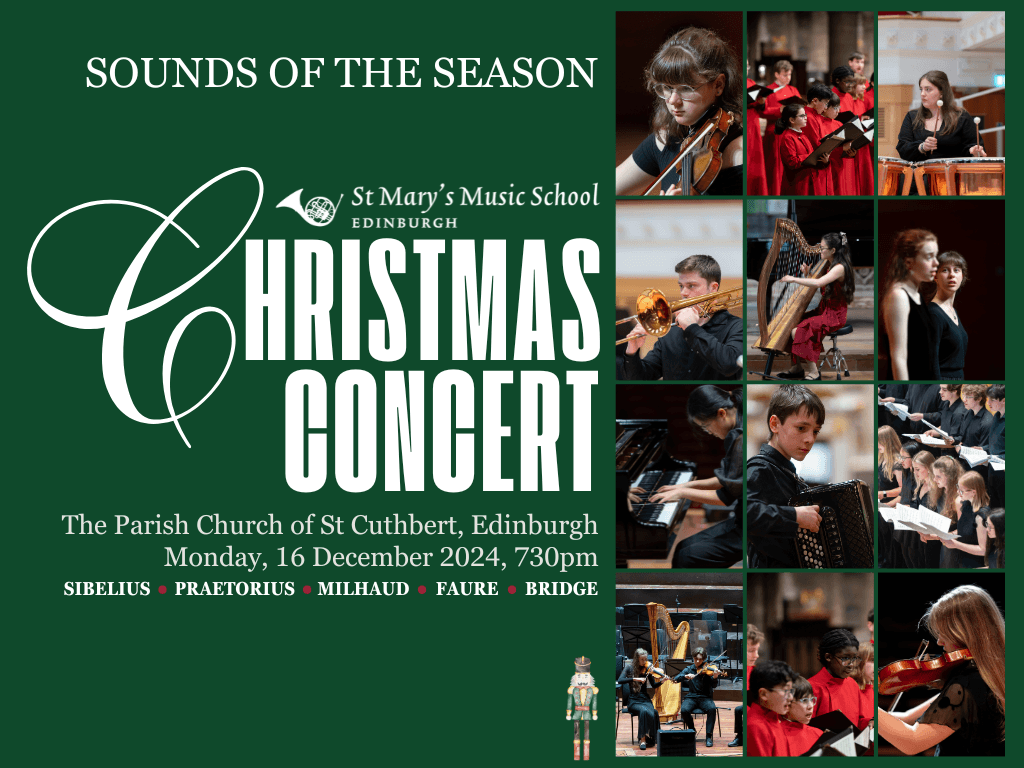 Celebrate the Season with St Mary’s Music School Christmas Concert in Edinburgh