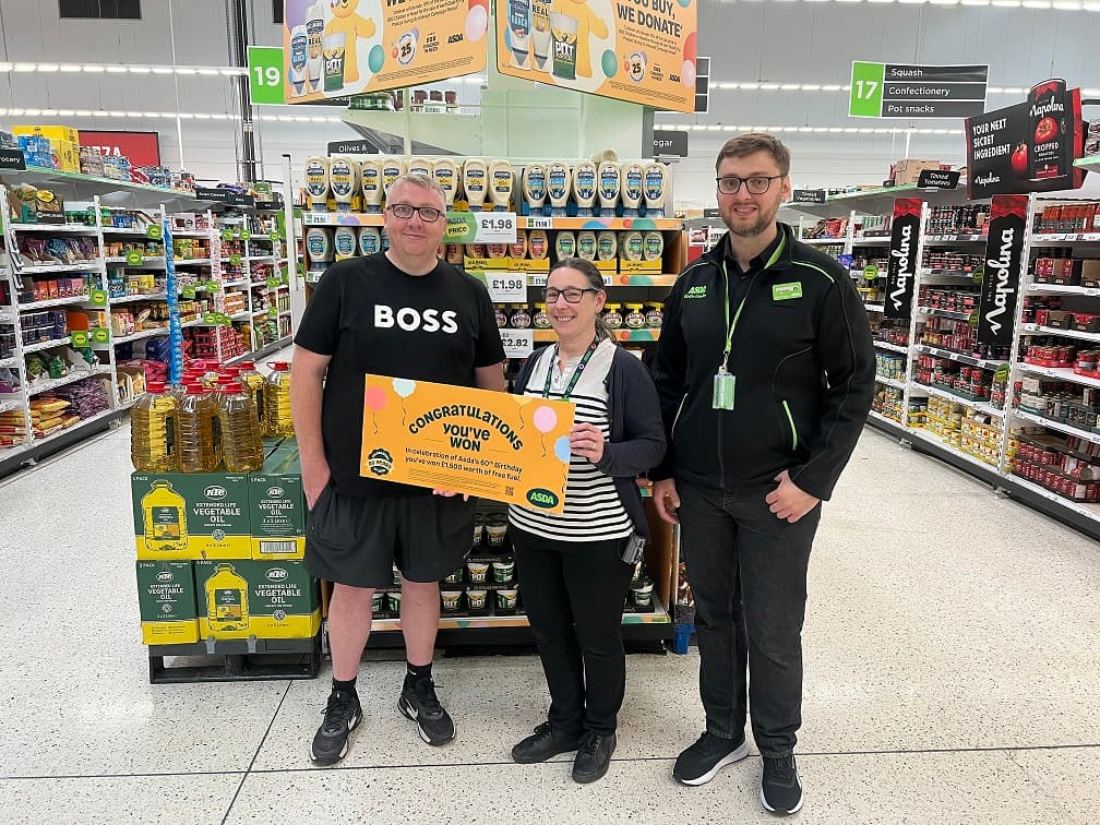 Asda Leith Shopper Strikes Gold with £1,500 Free Fuel Prize