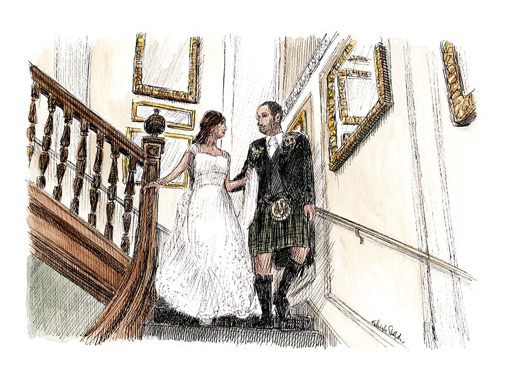 Intercontinental Edinburgh The George Partners With The Edinburgh Sketcher To Mark Valentine’s Day