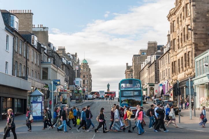 Low Emission Zone compliance in Edinburgh increased by over 60% in 6 years