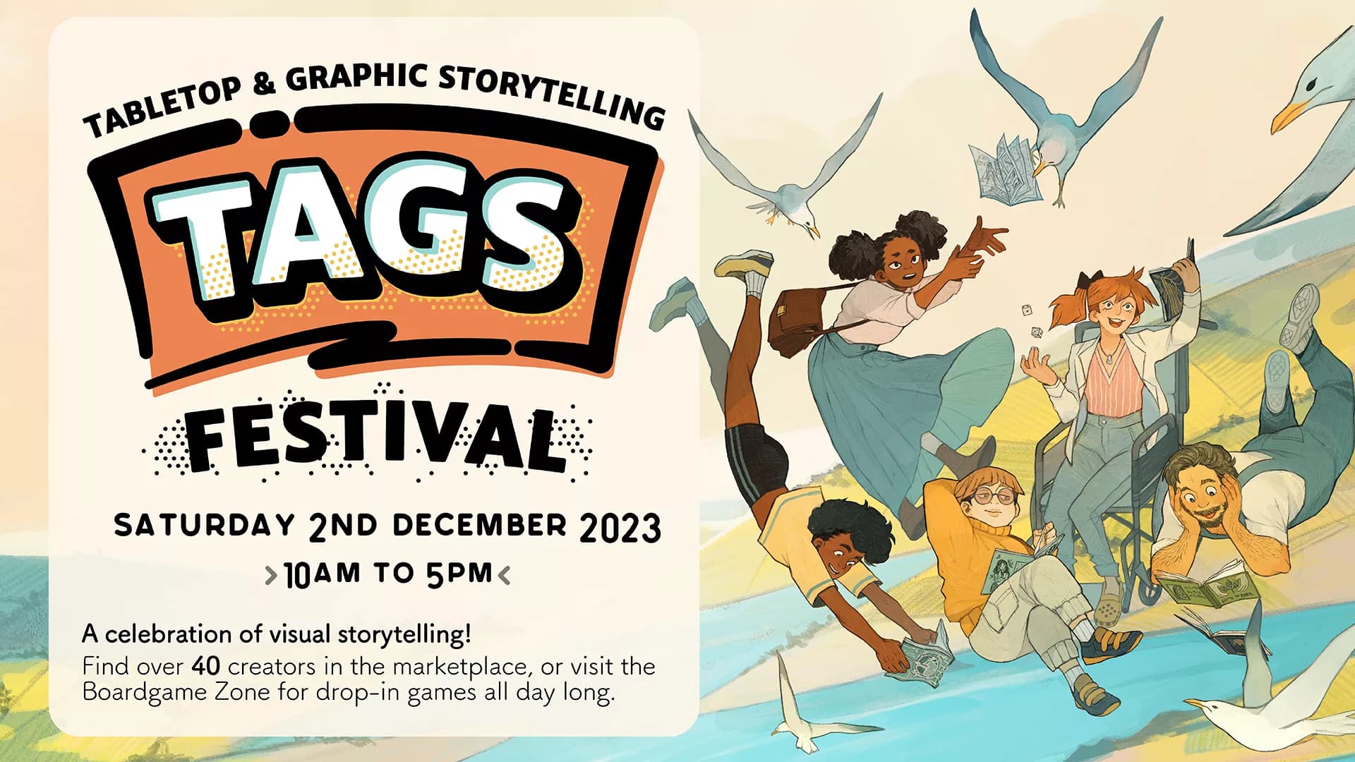 TAGS Fest: Where Comics, Games, and Zines Converge in Edinburgh