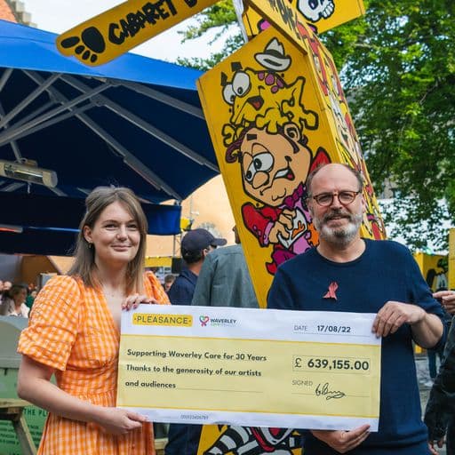 The Pleasance make record donations to Waverley Care