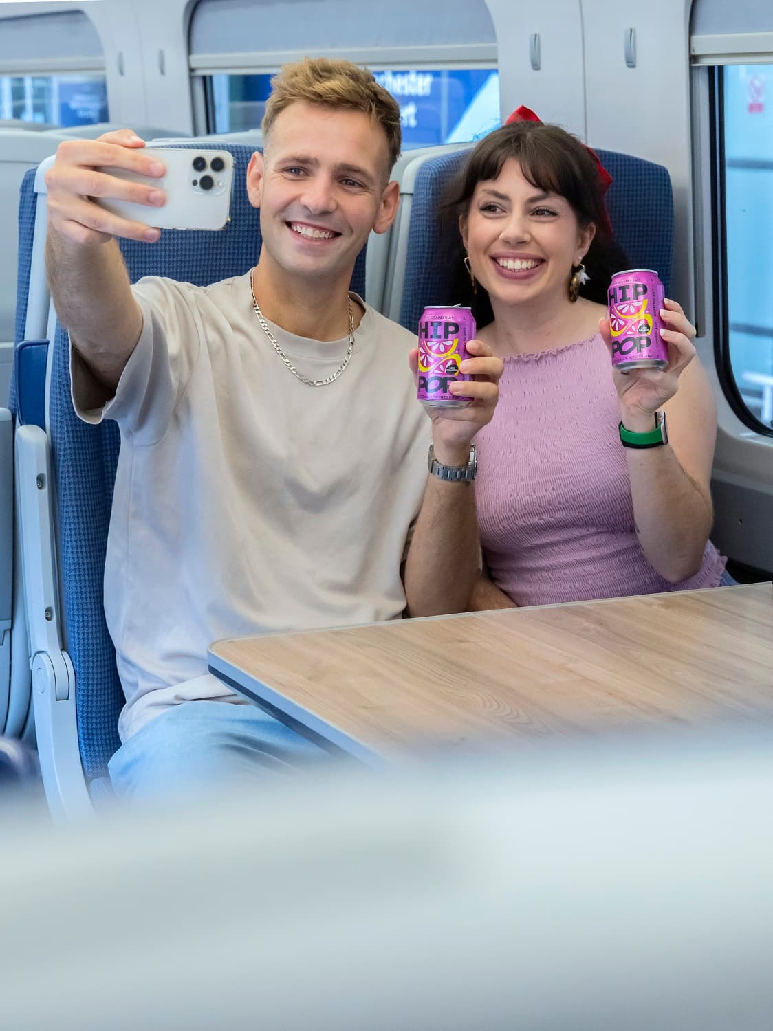 Festival Refreshment: Free Hip Pop Sodas on TPE Trains to Edinburgh this Friday