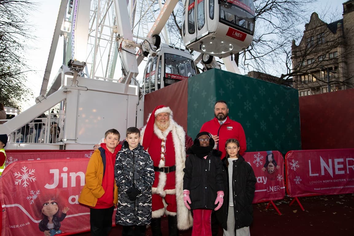 LNER Big Wheel Launch Brings Magic to Edinburgh’s Christmas Festivities