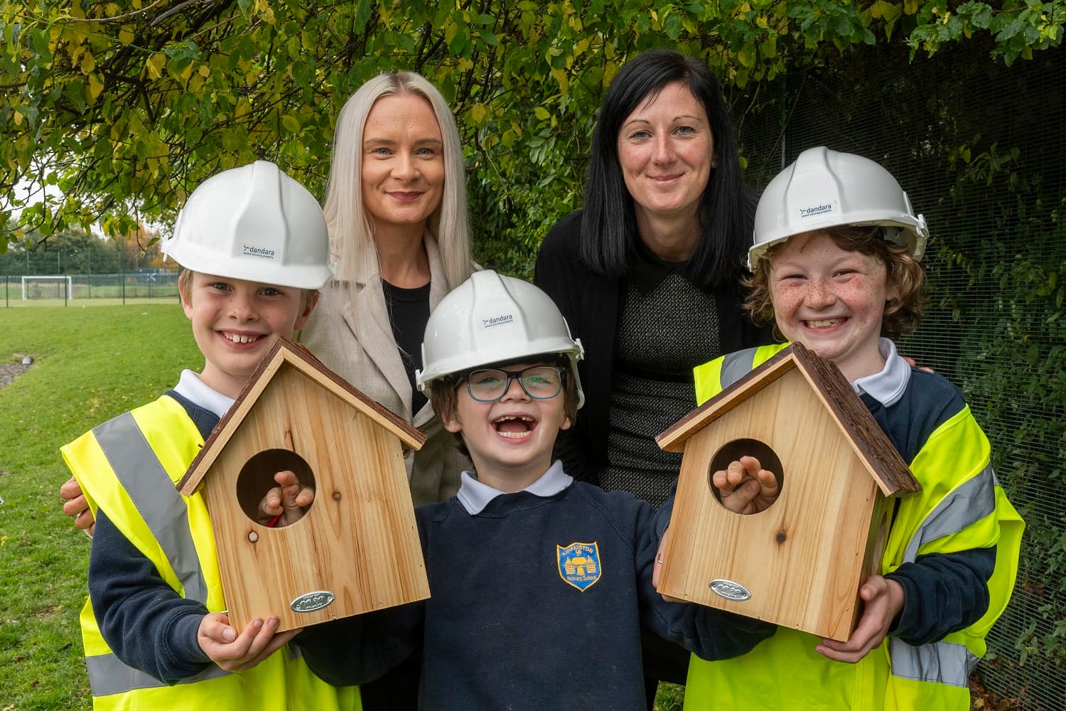 Raising Awareness for Red Squirrels: Dandara Donates Squirrel Houses to Kirkliston School