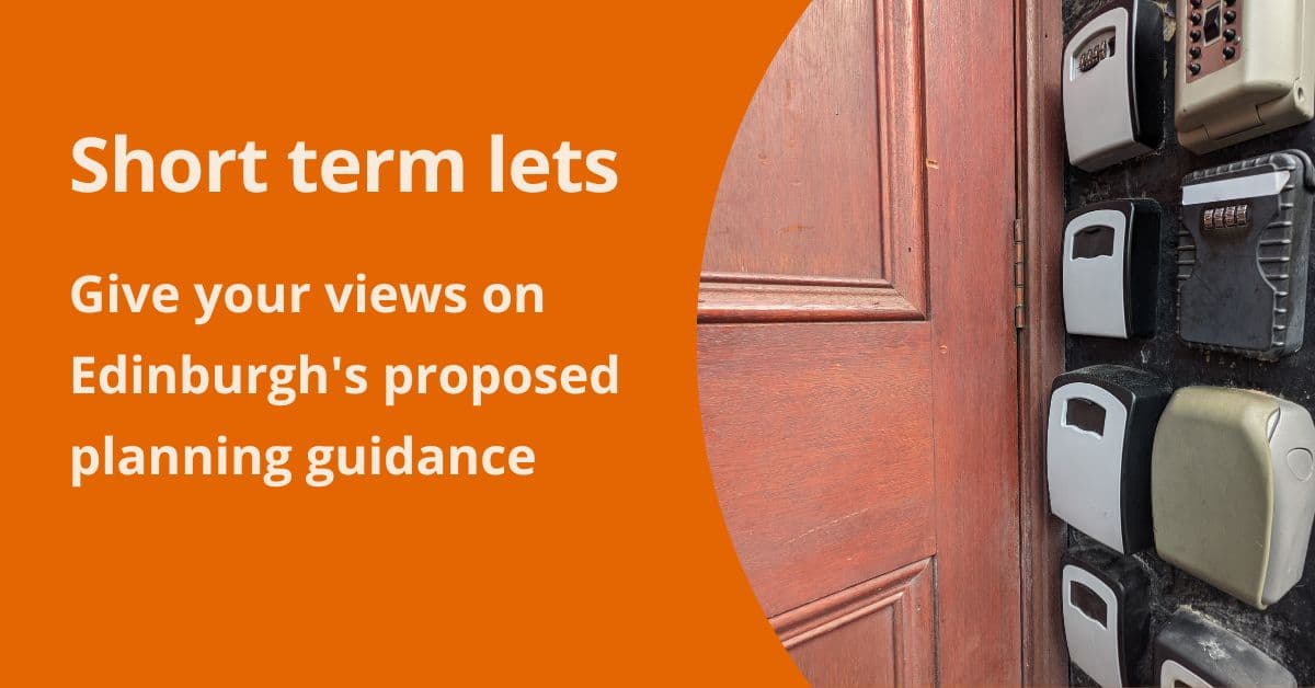 Comment on new planning guidance for first short term let control area