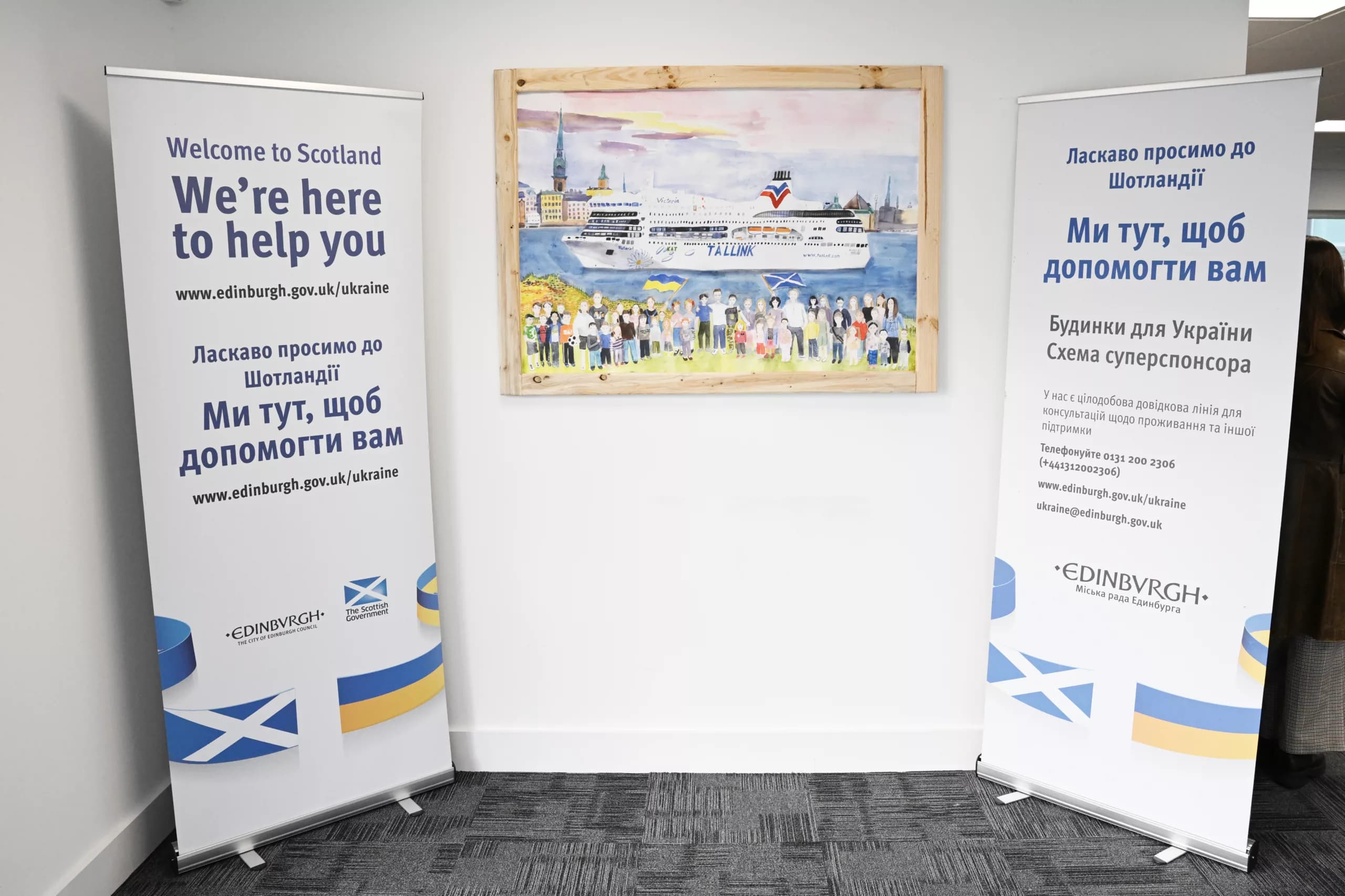Edinburgh Inaugurates Welcome Hub for Ukrainian Refugees