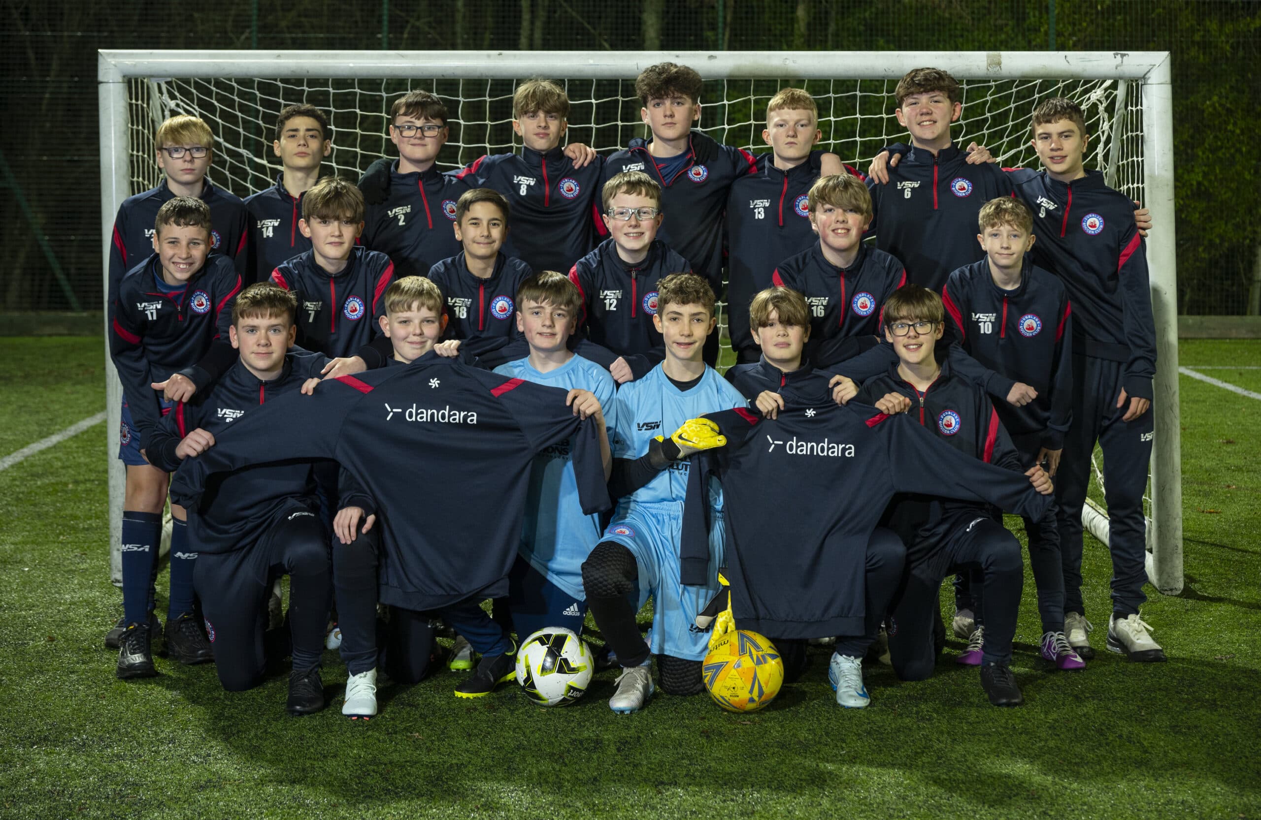 Dunblane Soccer Club’s 2011 Team Scores New Tracksuits Thanks to Dandara Sponsorship