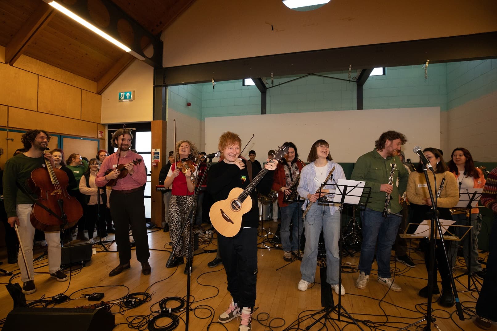 Ed Sheeran Launches Music Foundation with Surprise Visit to Edinburgh Youth Initiative