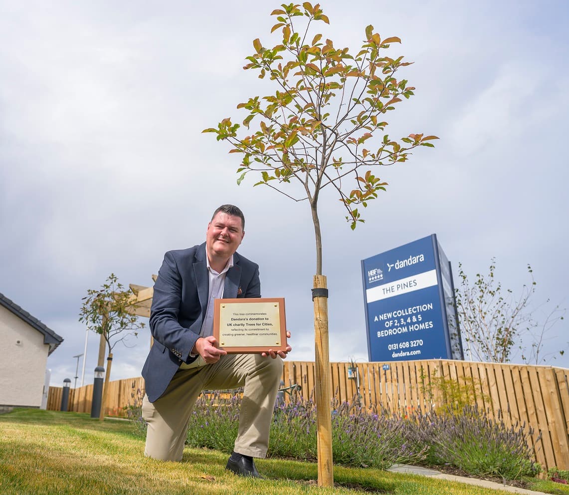 Dandara Scotland Partners with Trees for Cities to Boost Urban Green Spaces
