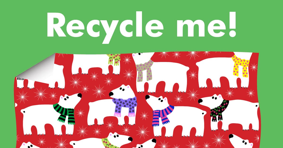 Recycle, reuse, buy responsibly and have a green Christmas!