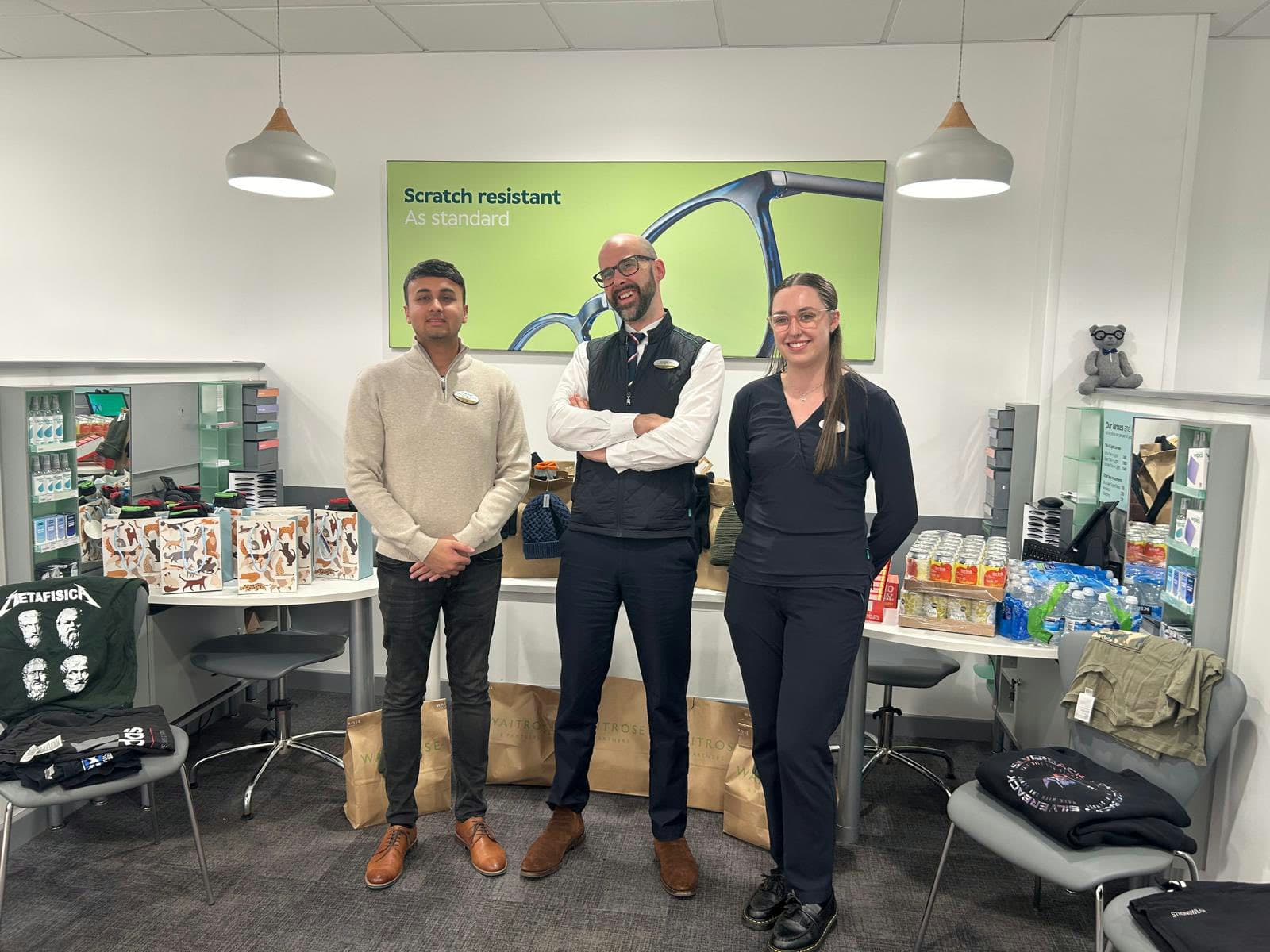 Edinburgh Businesses Join Specsavers Morningside to Support Homeless Residents with Vital Health Services