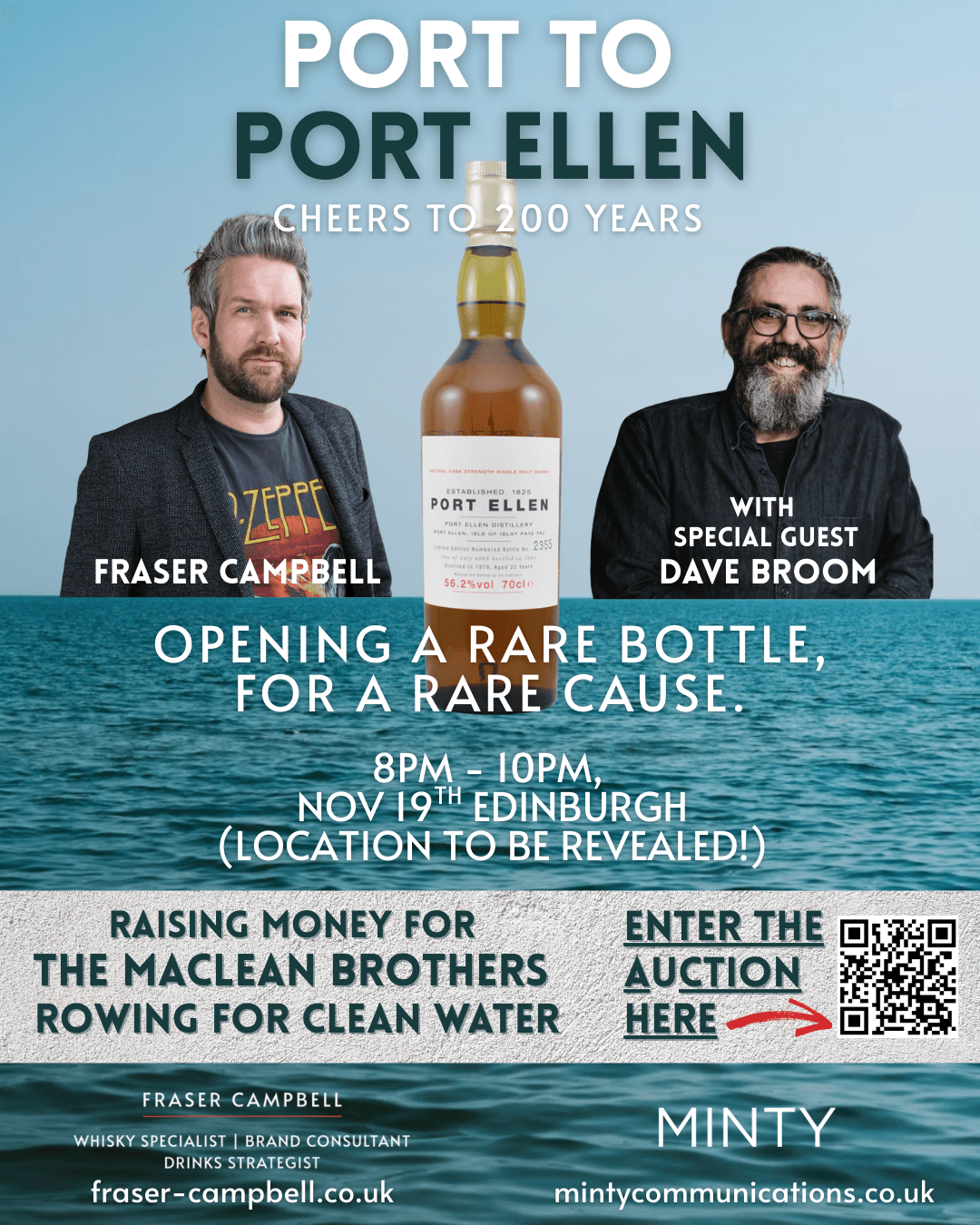 Once-in-a-Lifetime Port Ellen Tasting to Raise Funds for the MacLean Foundation