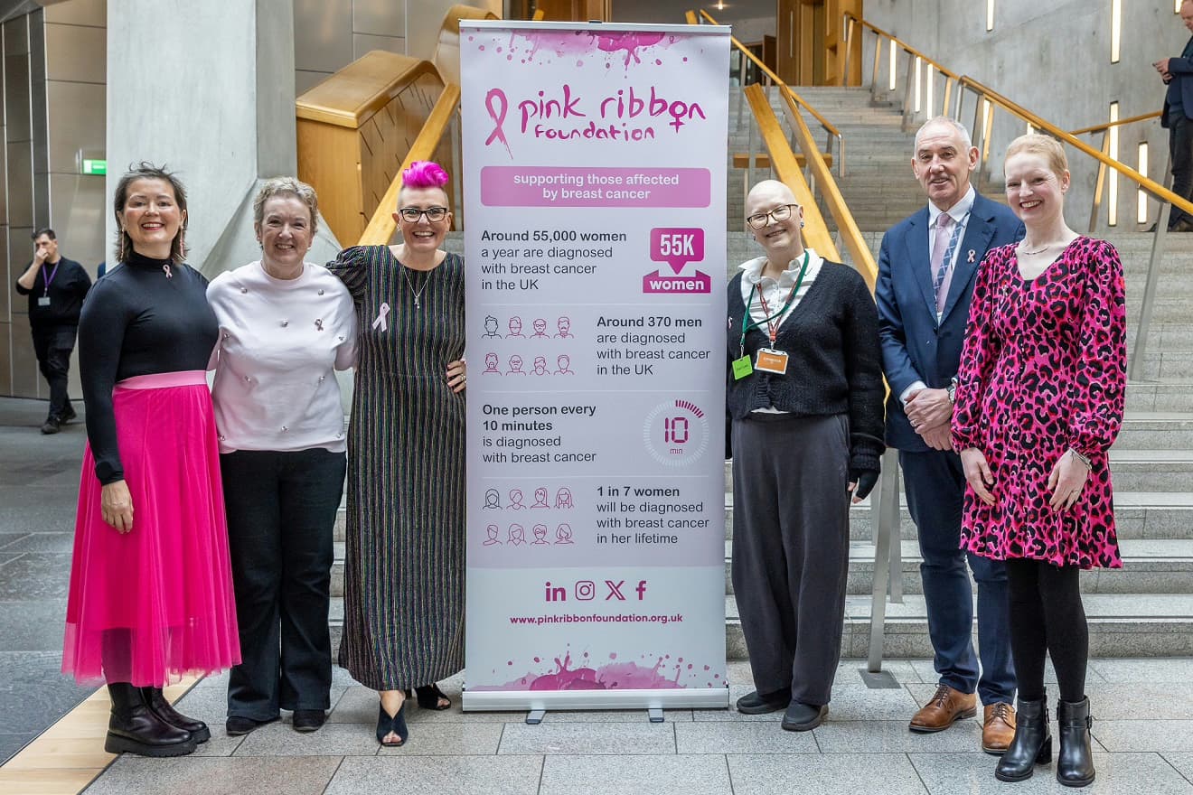 Pink Ribbon Foundation’s BOLD Exhibition Makes Emotional Debut at Scottish Parliament