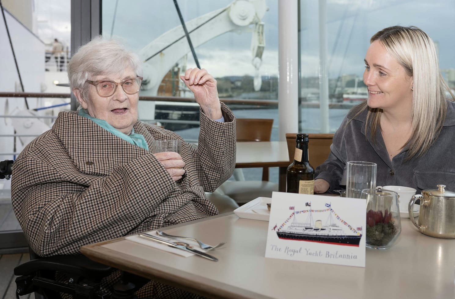 Centenary in Royal Style: Edinburgh Care Home Resident Turns 100 Aboard the Britannia