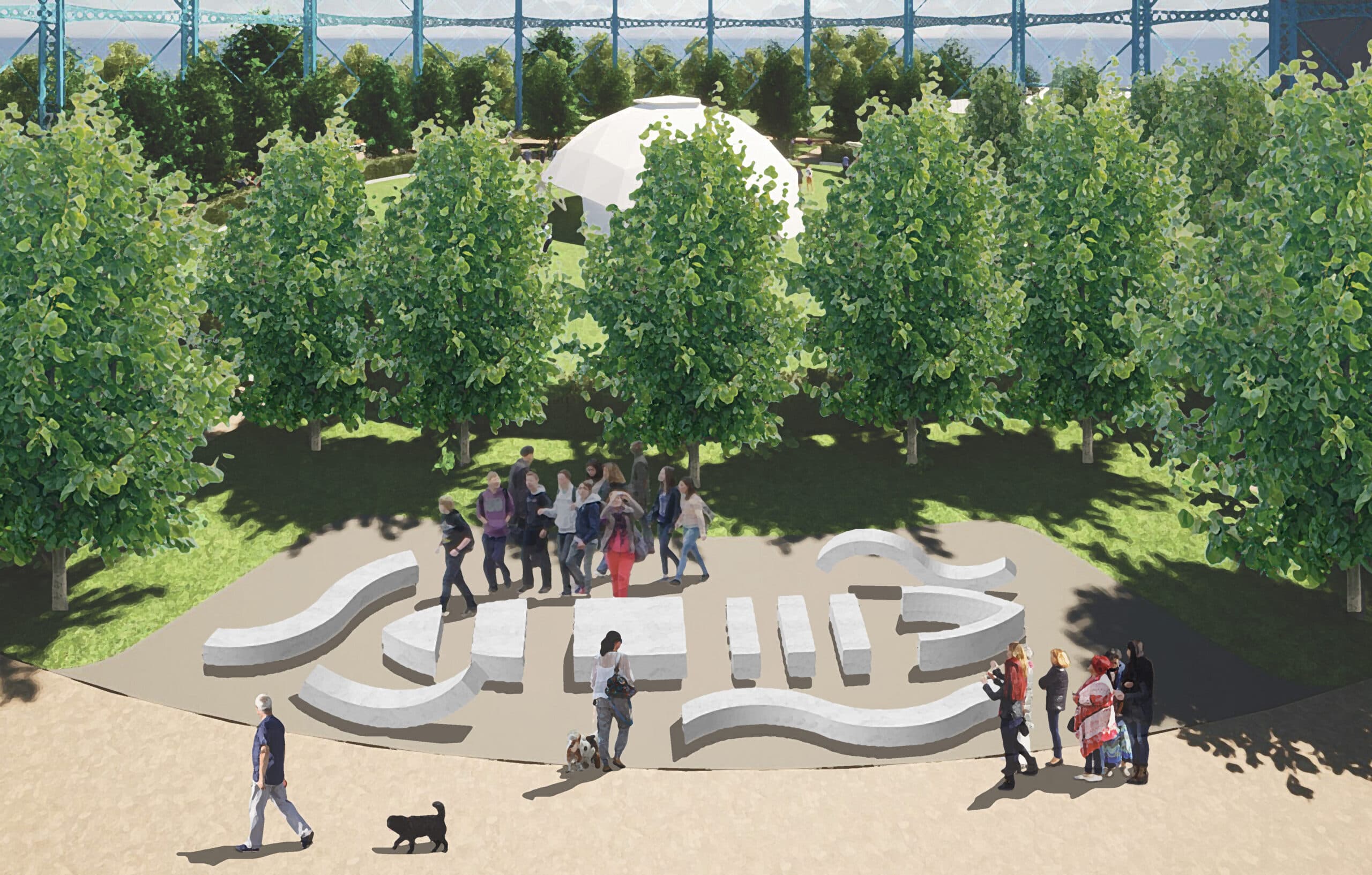 Granton Gasholder Park to Feature Community-Inspired Public Art