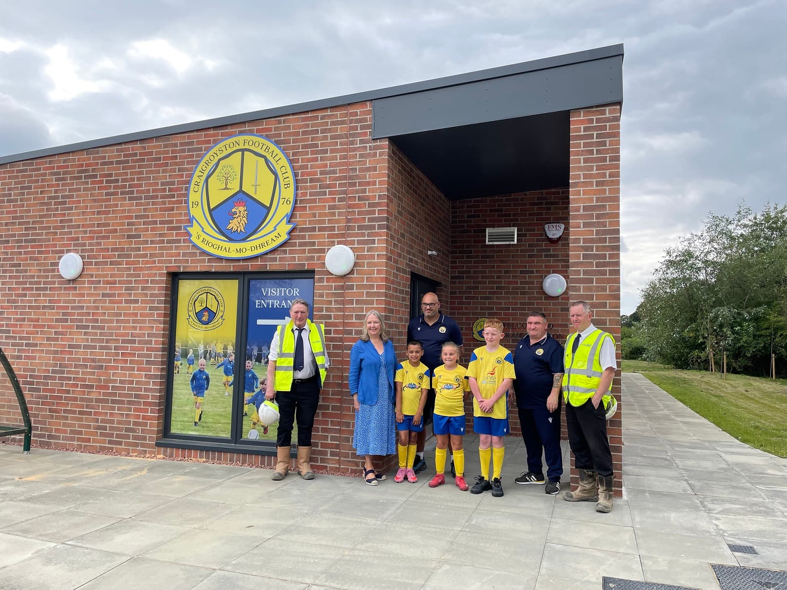 Craigroyston Youth Football Club Celebrates New Pavilion Gifted by Edinburgh Council