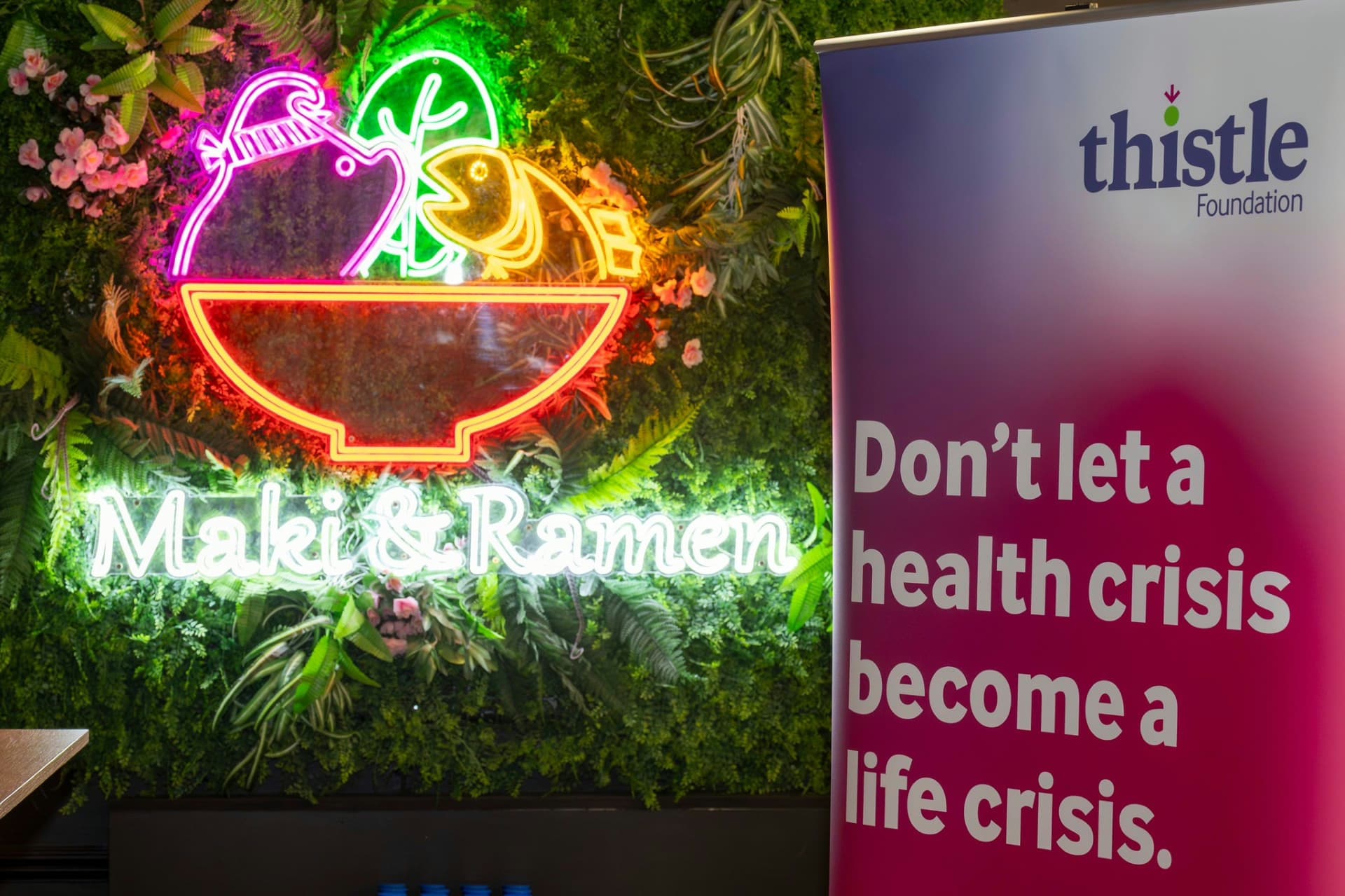 Ramen with Purpose: Maki & Ramen Raises £20,000 for Edinburgh-based Charity, Thistle Foundation