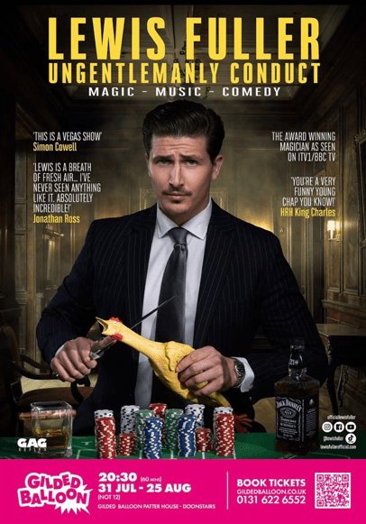 Magic, Music, and Mayhem: Lewis Fuller’s Debut at Edinburgh Fring