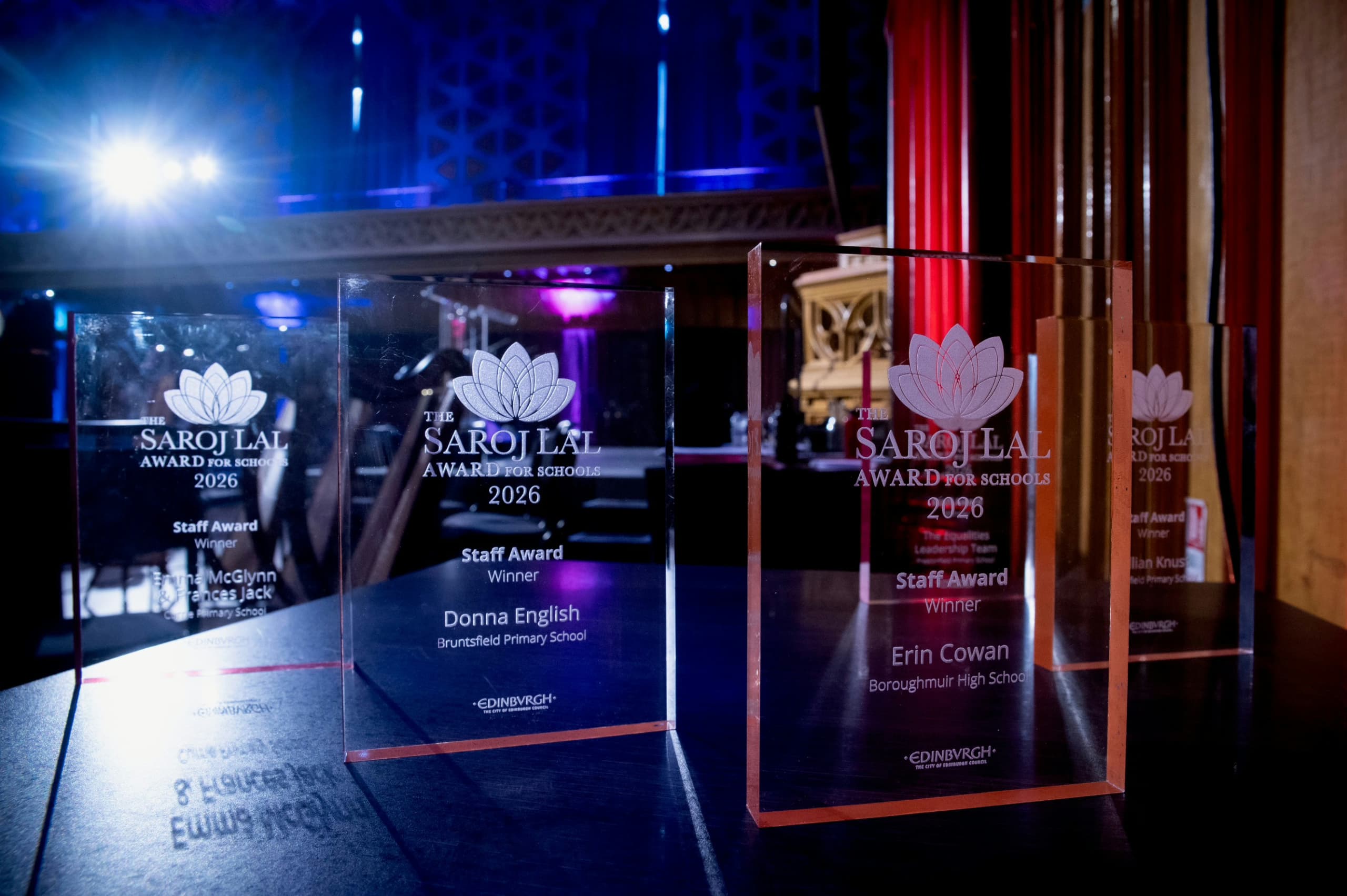 Edinburgh Pupils Honoured at Fourth Annual Saroj Lal Awards