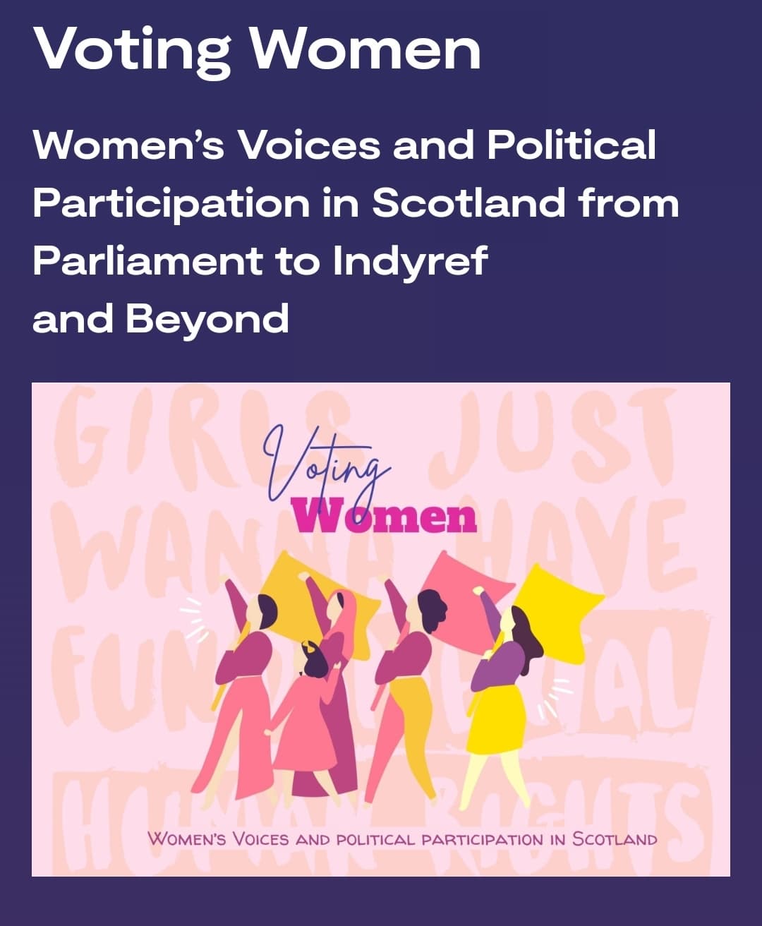 Exploring Women’s Roles in Politics: Join the Discussion at Edinburgh Event