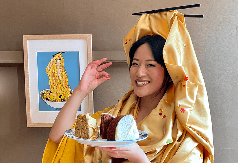 Edinburgh’s Halloween Delight: Pomelo’s Charity Event with Jun Au, Peter Bakes, and Sarah Kwan