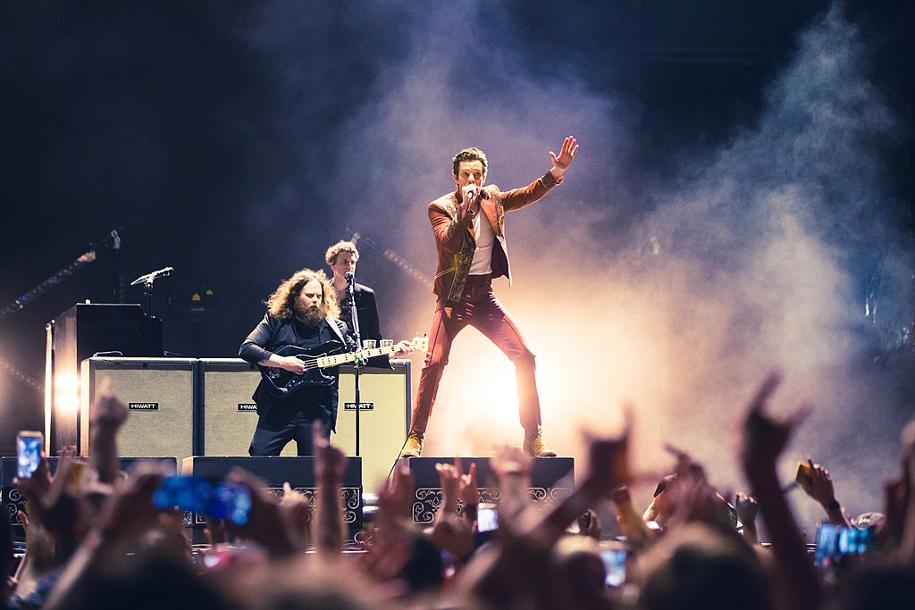 The Killers performs at the 2018 Bonnaroo Music & Arts Festival - Photo courtesy of https://commons.wikimedia.org/wiki/User:ThorntonDrury%20ThorntonDrury%20-