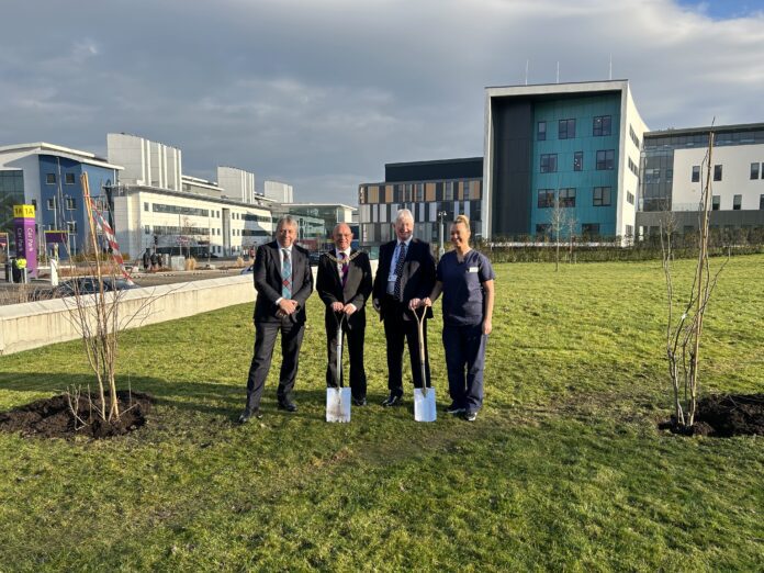 NHS Lothian and the University of Edinburgh Recognised with Ceremonial Trees on Behalf of the late HM The Queen