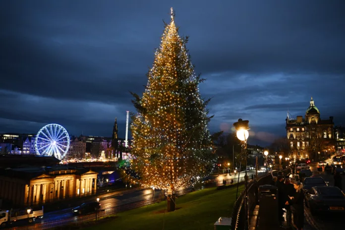 Edinburgh's Festive Tradition: Unveiling the Historic Christmas Tree