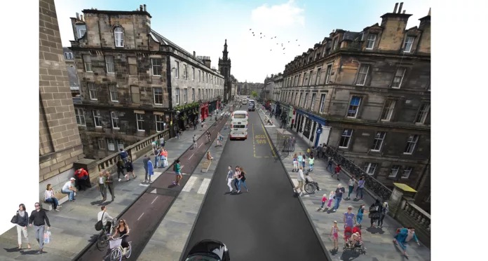 Edinburgh Advances: Meadows to George Street Project Hits Construction Milestone