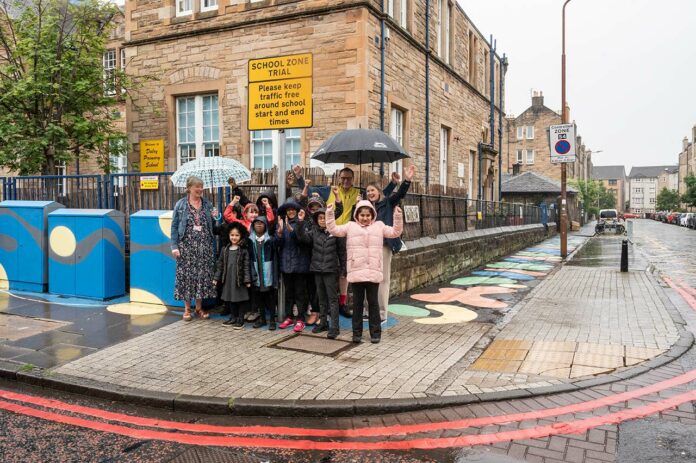 Celebrating Safer Streets: Dalry Primary School Unveils New School Zone